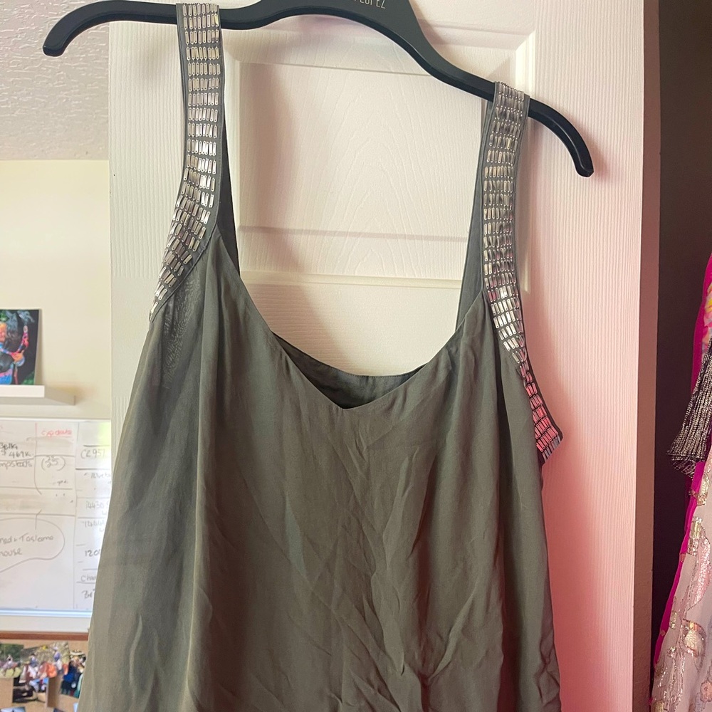Tory Burch silk tank size 14